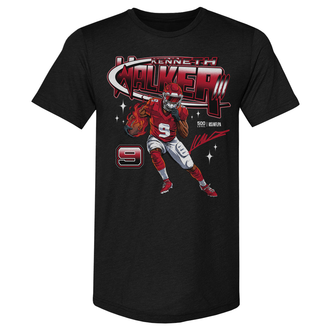 Kenneth Walker III Men's Premium T-Shirt | 500 LEVEL
