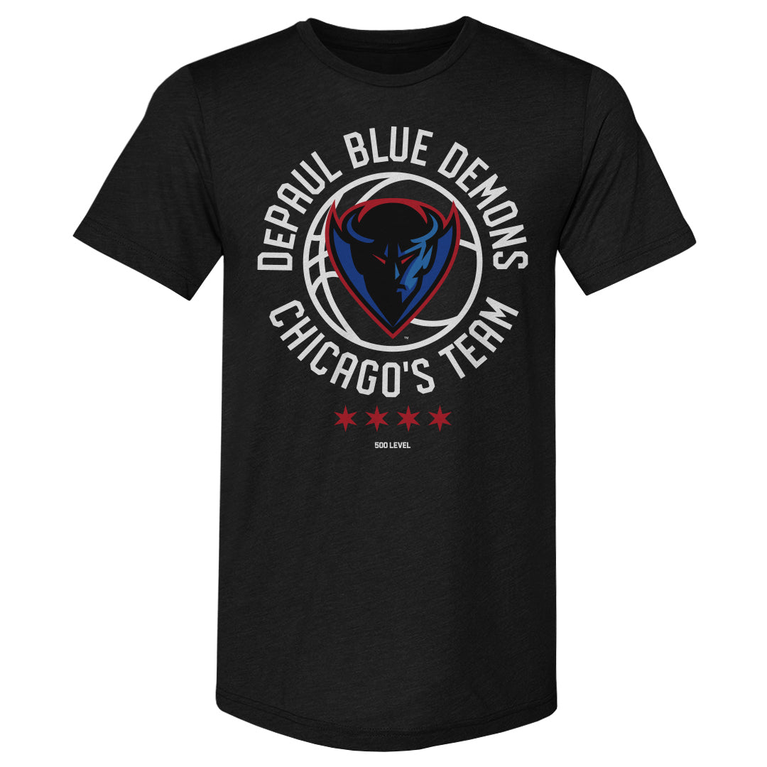 DePaul Blue Demons Men's Premium T-Shirt | 500 LEVEL