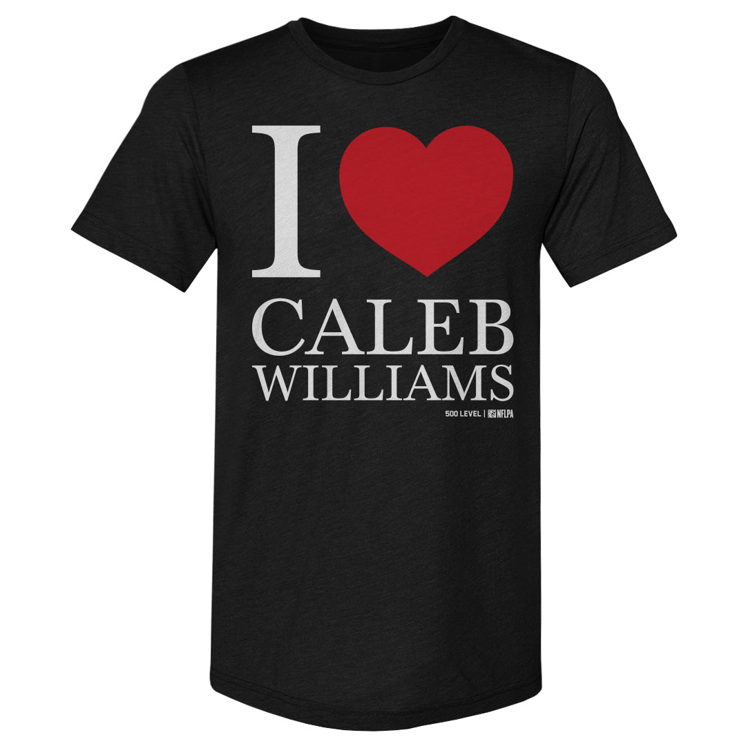 Caleb Williams Men's Premium T-Shirt | 500 LEVEL
