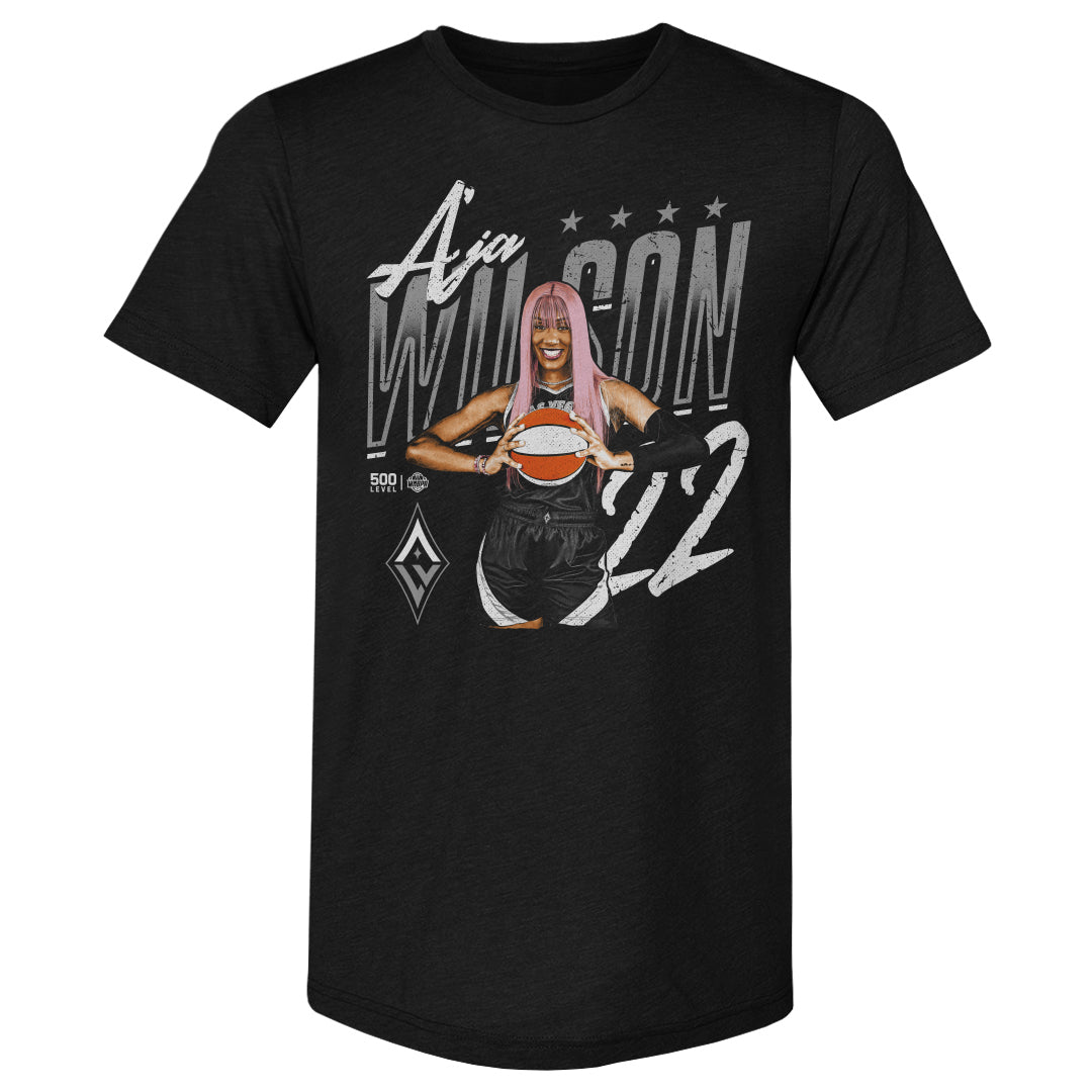 A'ja Wilson Men's Premium T-Shirt | 500 LEVEL