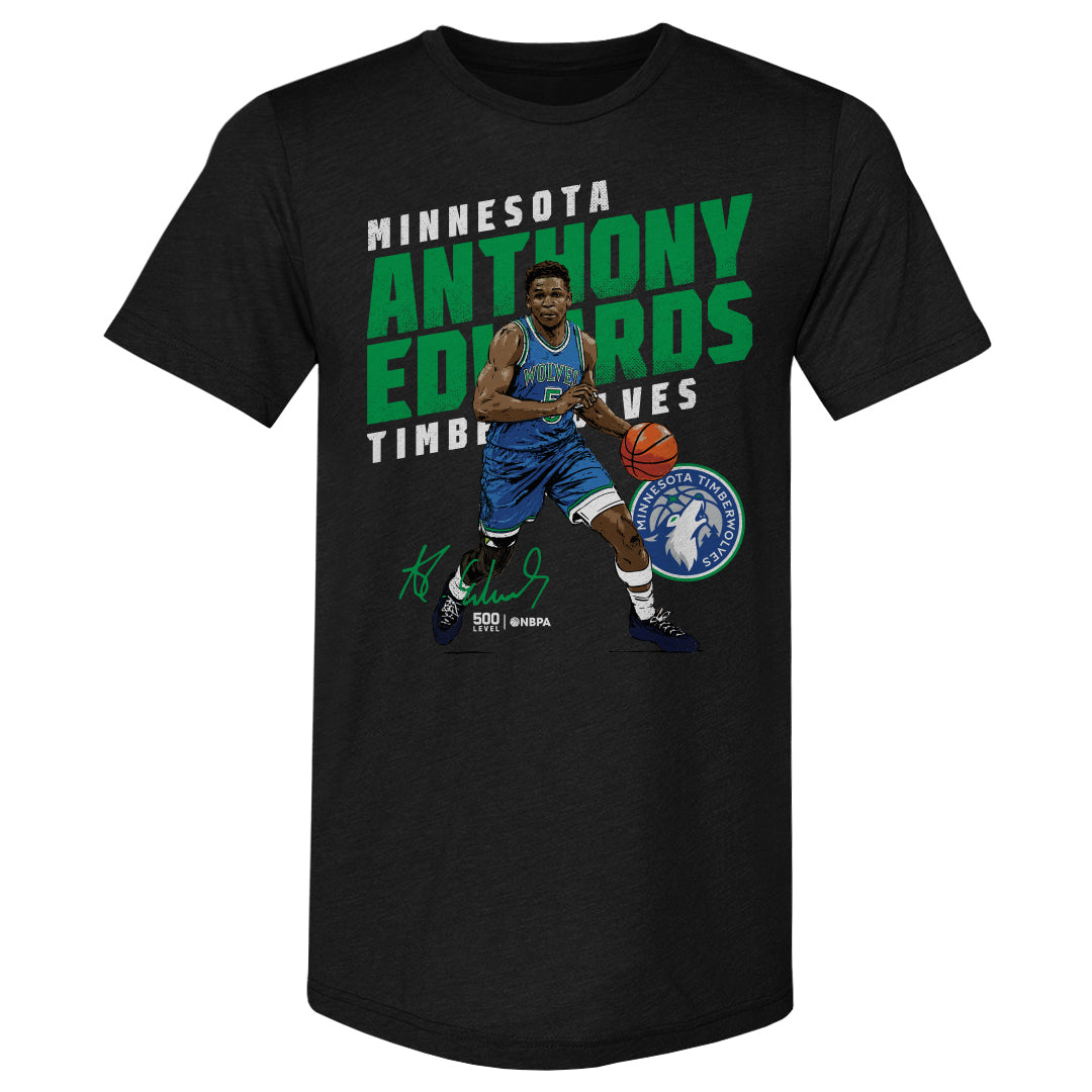 Anthony Edwards Men's Premium T-Shirt | 500 LEVEL