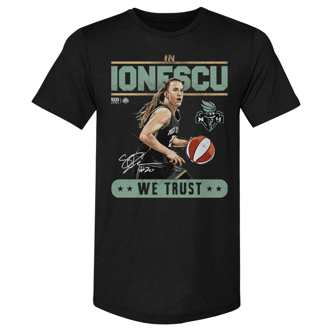 Sabrina Ionescu Men's Premium T-Shirt | 500 LEVEL