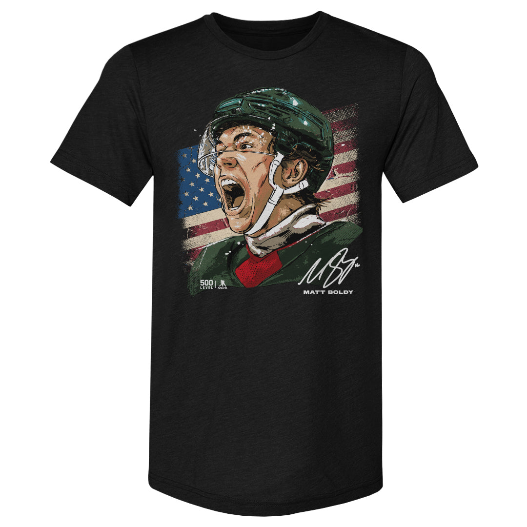 Matt Boldy Men's Premium T-Shirt | 500 LEVEL