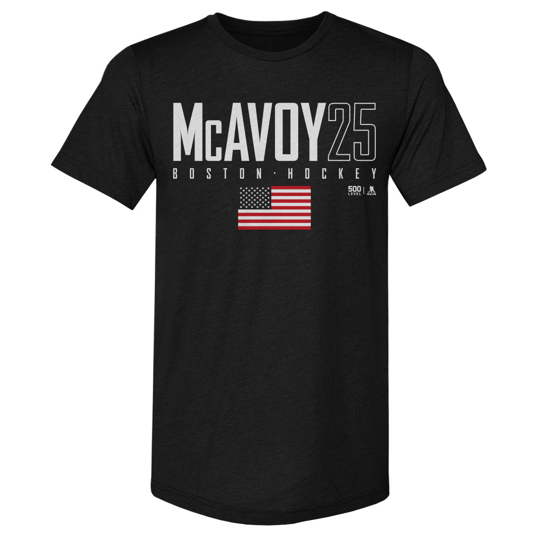 Charlie McAvoy Men's Premium T-Shirt | 500 LEVEL