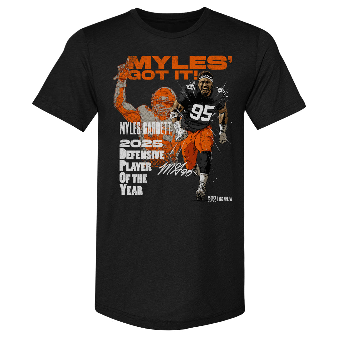 Myles Garrett Men's Premium T-Shirt | 500 LEVEL