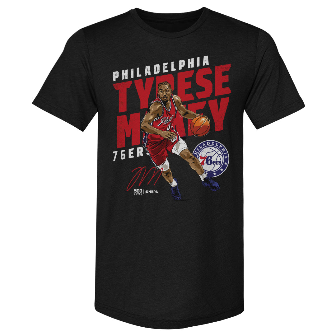 Tyrese Maxey Men's Premium T-Shirt | 500 LEVEL