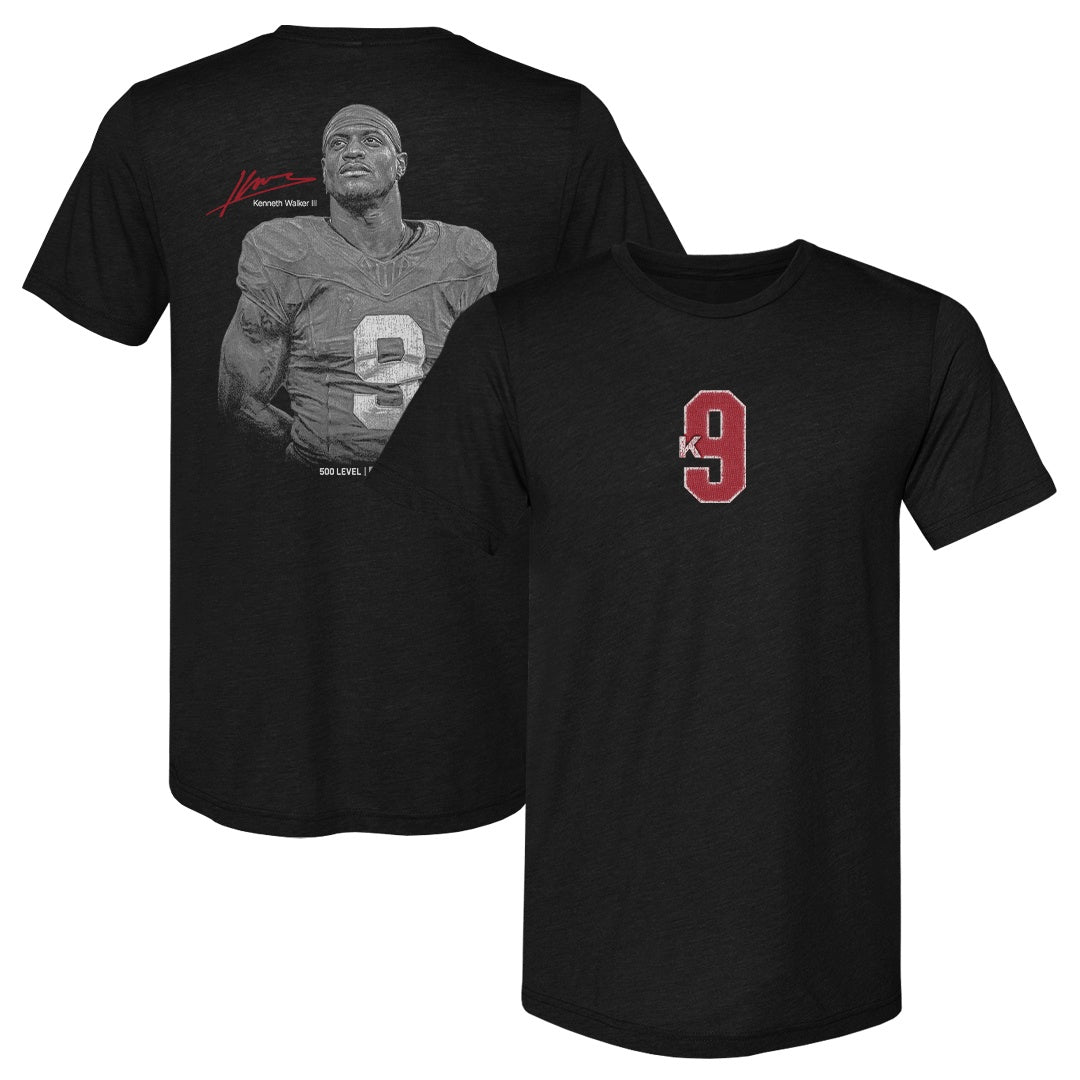 Kenneth Walker III Men's Premium T-Shirt | 500 LEVEL