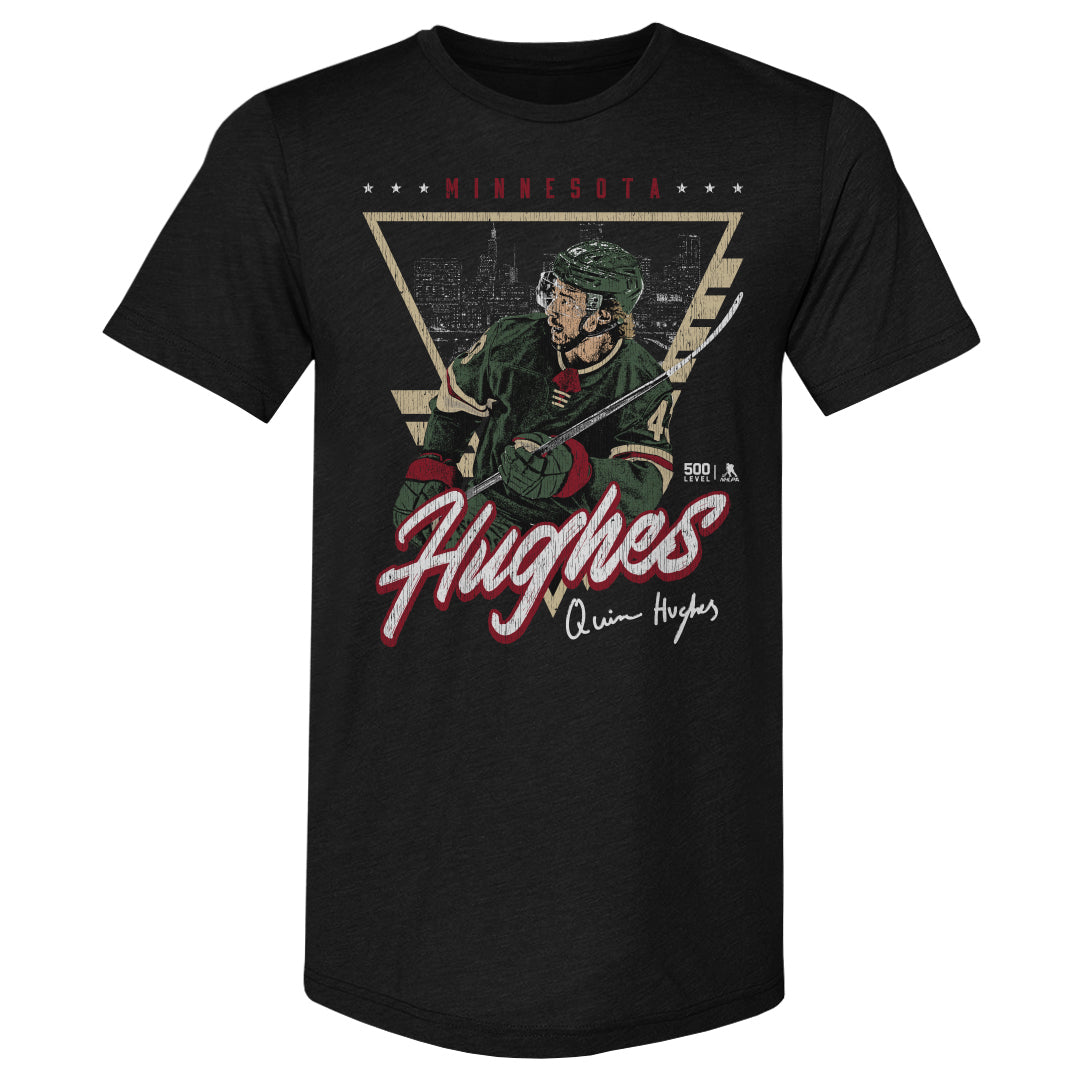 Quinn Hughes Men's Premium T-Shirt | 500 LEVEL