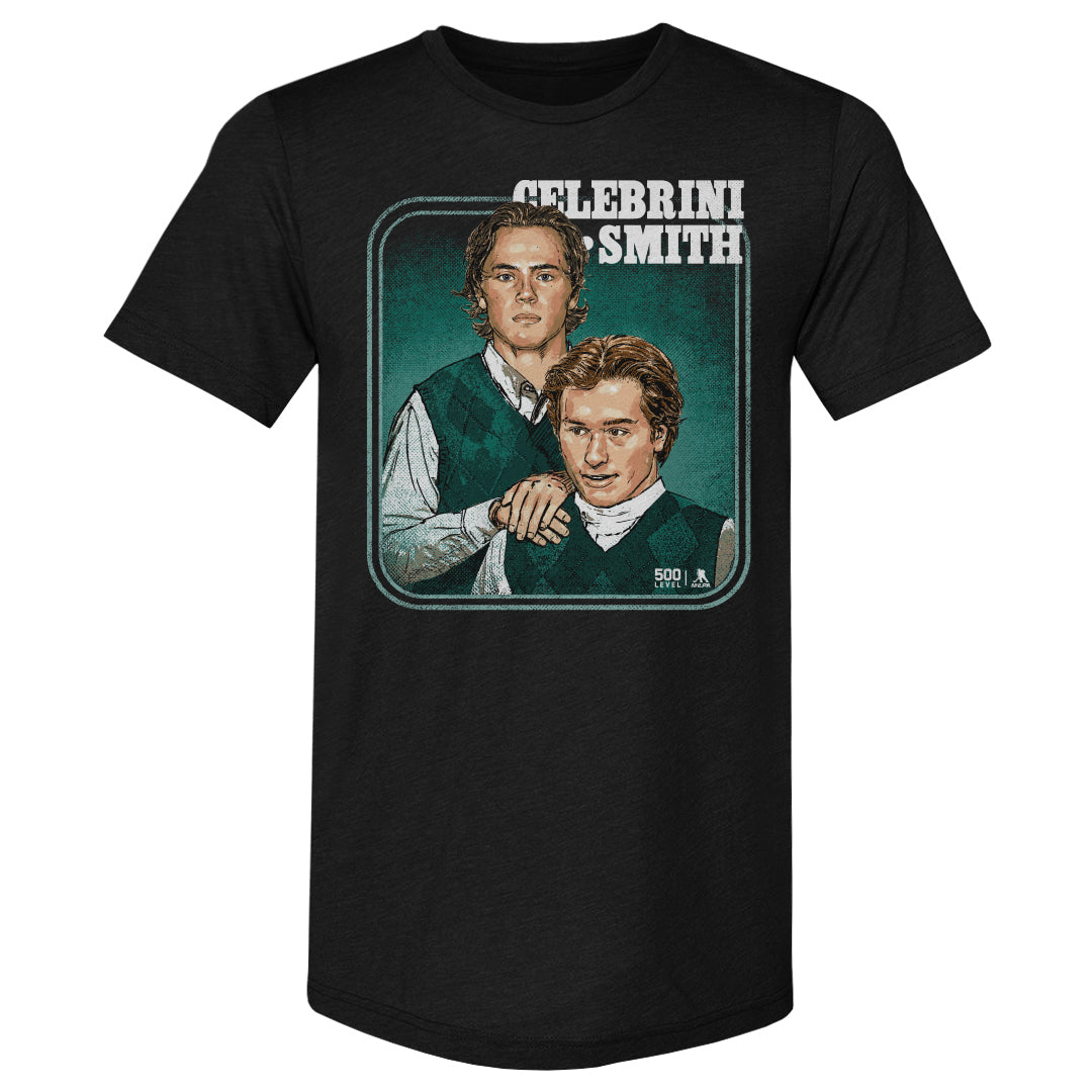 Macklin Celebrini Men's Premium T-Shirt | 500 LEVEL