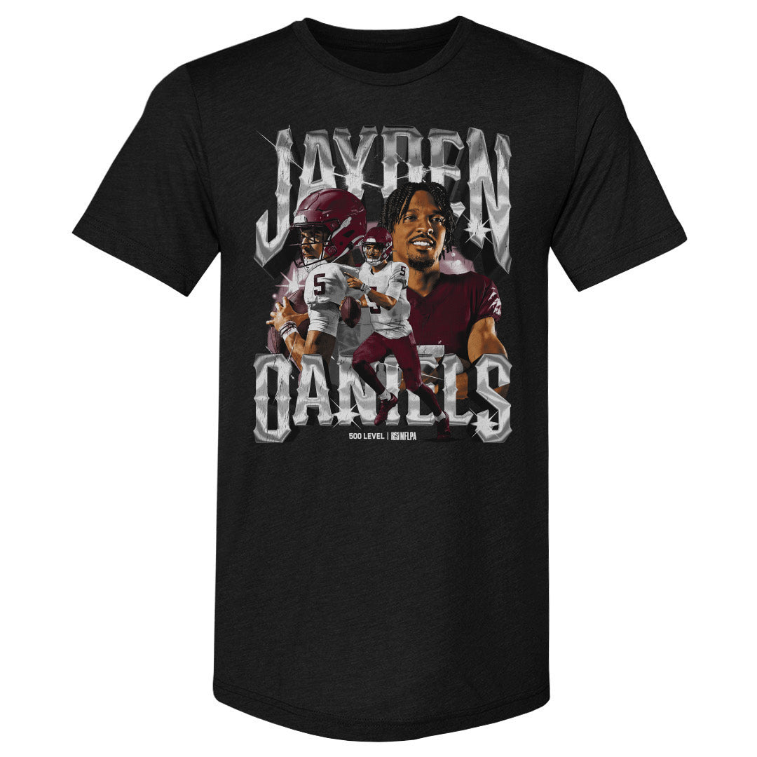 Jayden Daniels Men's Premium T-Shirt | 500 LEVEL