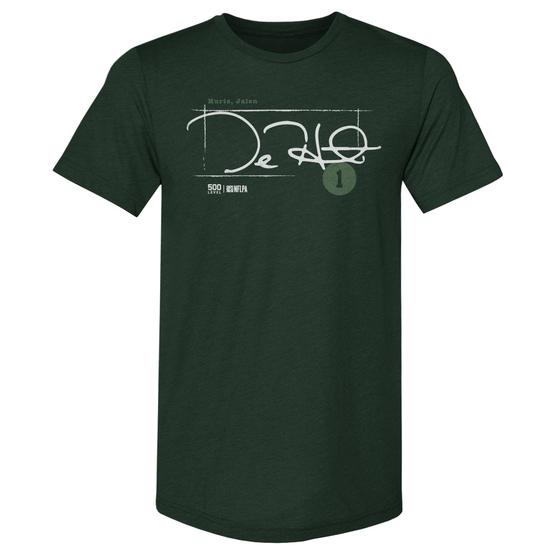 Jalen Hurts Men's Premium T-Shirt | 500 LEVEL