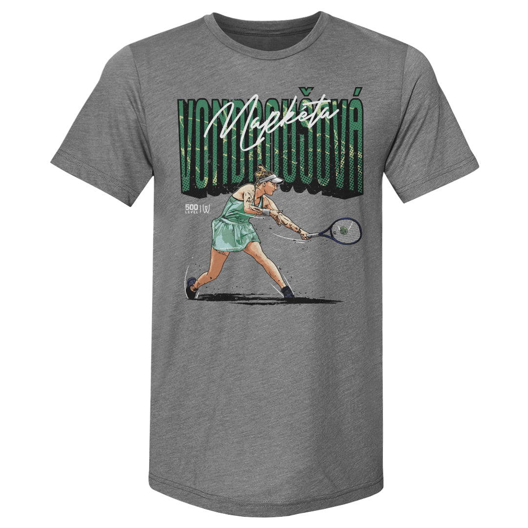 Marketa Vondrousova Men's Premium T-Shirt | 500 LEVEL