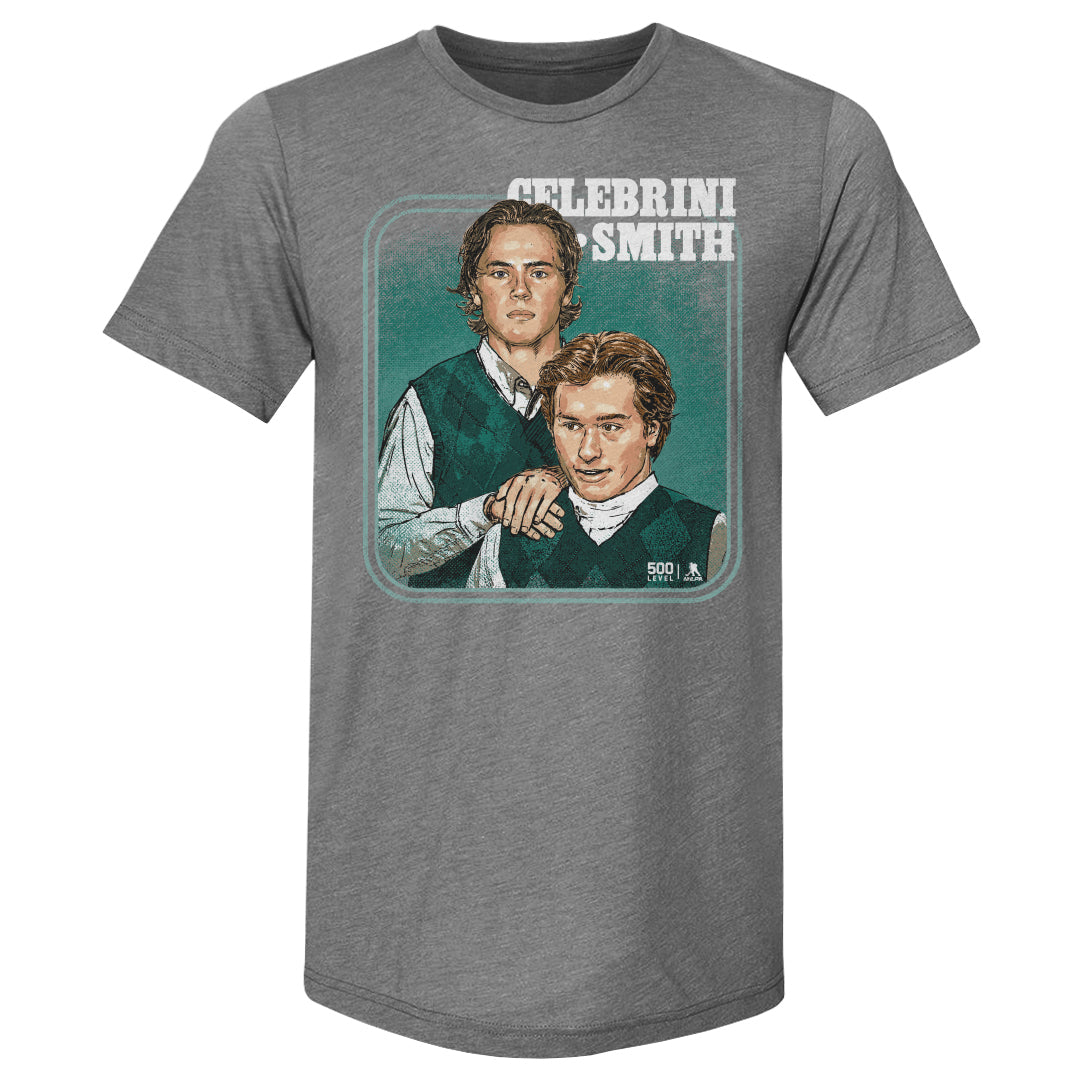 Macklin Celebrini Men's Premium T-Shirt | 500 LEVEL