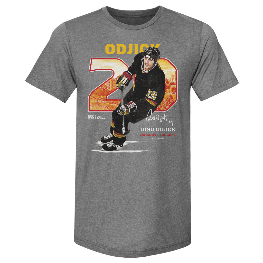 Gino Odjick Men's Premium T-Shirt | 500 LEVEL