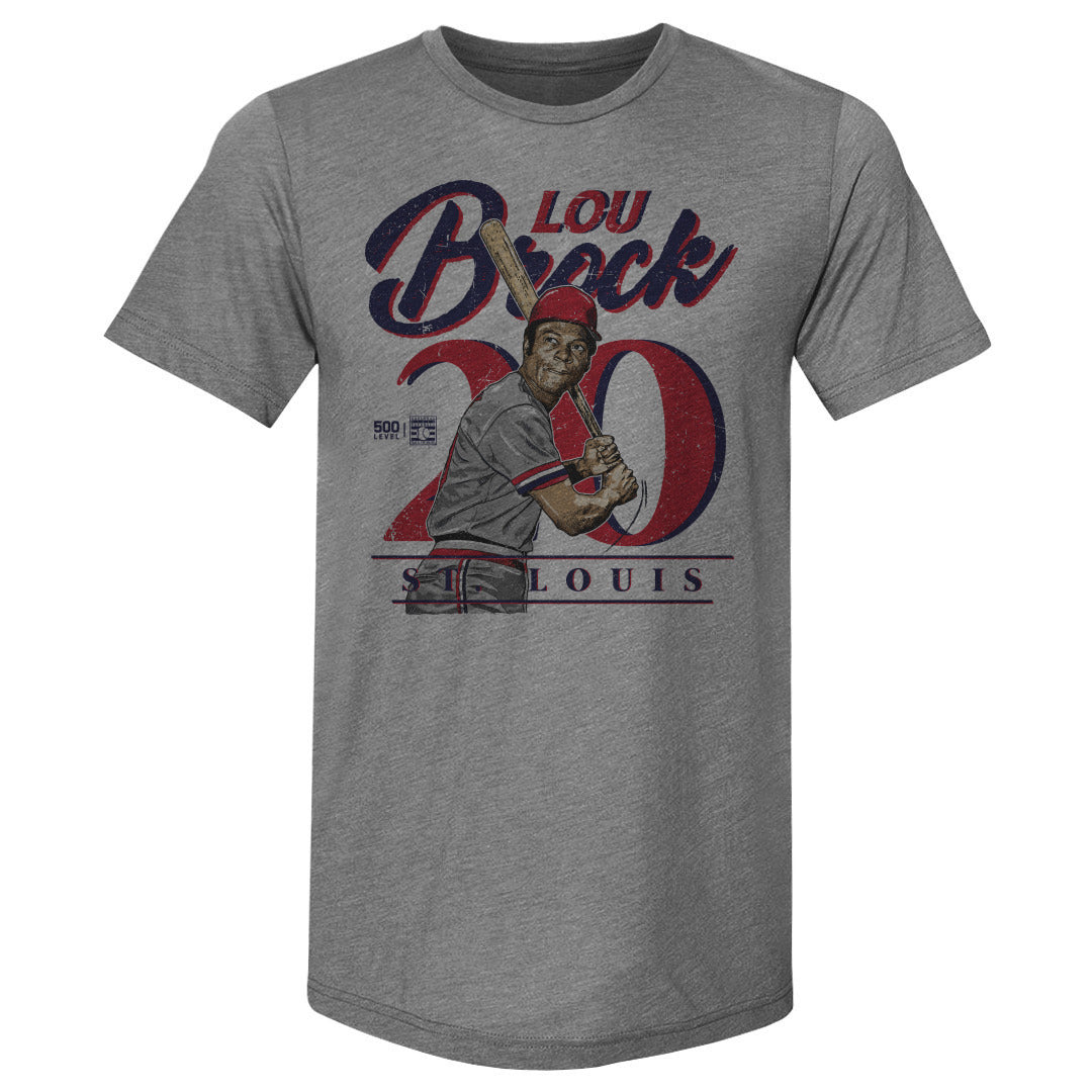 Lou Brock Men's Premium T-Shirt | 500 LEVEL