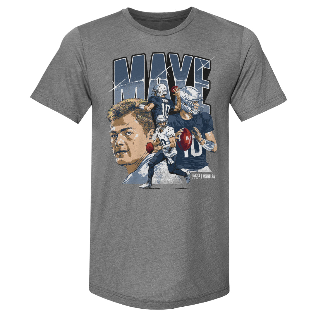 Drake Maye Men's Premium T-Shirt | 500 LEVEL