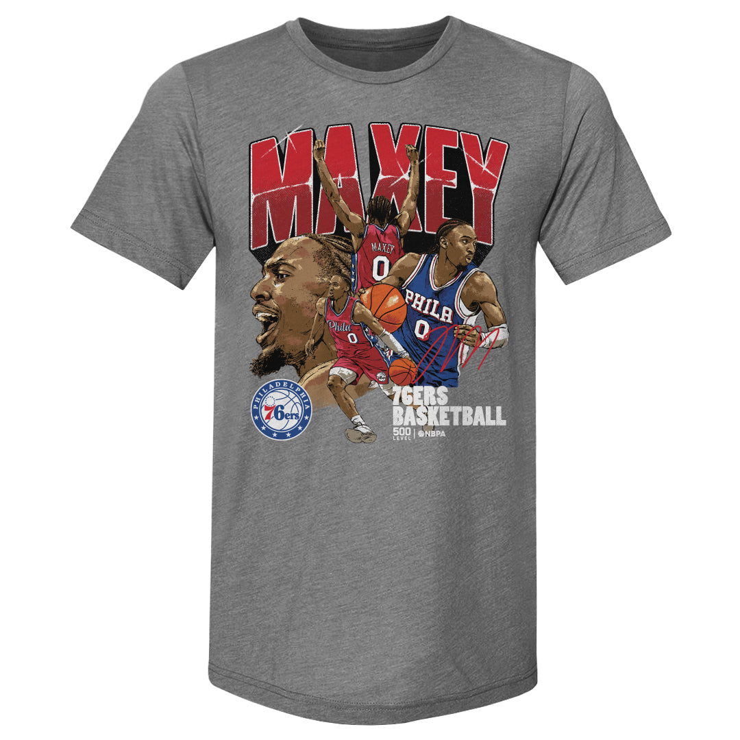 Tyrese Maxey Men's Premium T-Shirt | 500 LEVEL