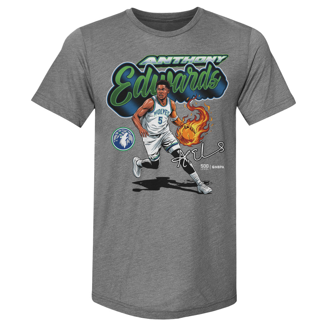 Anthony Edwards Men's Premium T-Shirt | 500 LEVEL