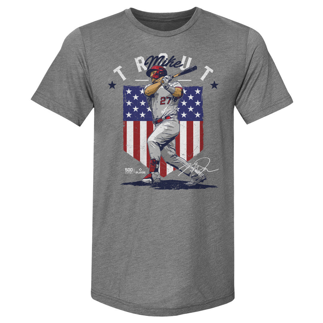 Mike Trout Men's Premium T-Shirt | 500 LEVEL