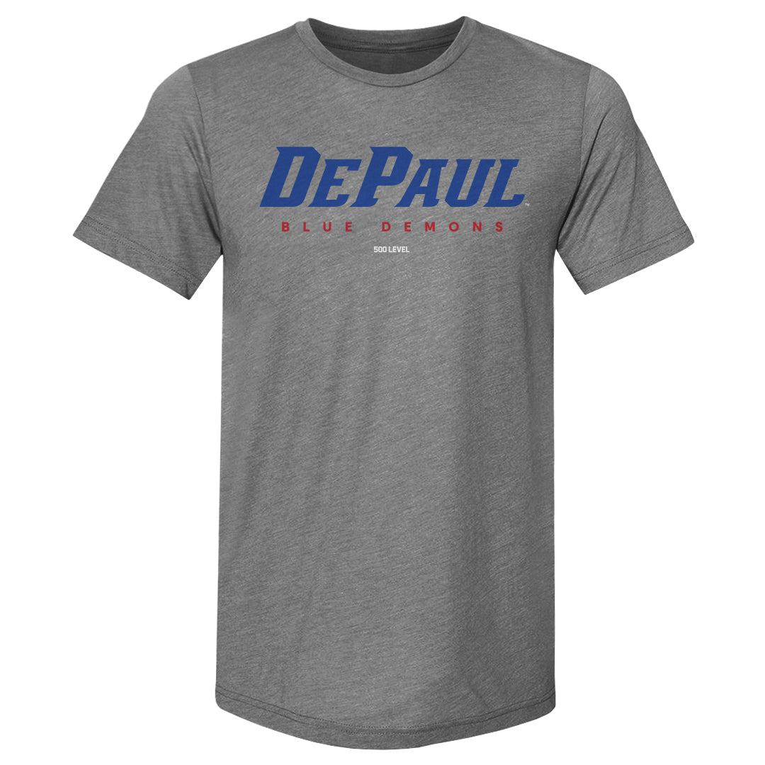 DePaul Blue Demons Men's Premium T-Shirt | 500 LEVEL