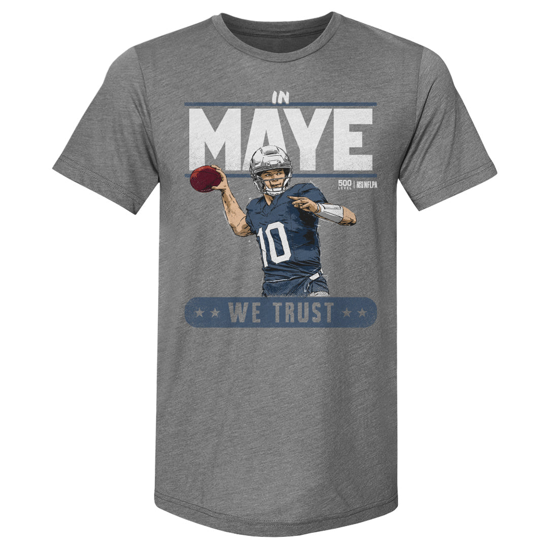 Drake Maye Men's Premium T-Shirt | 500 LEVEL