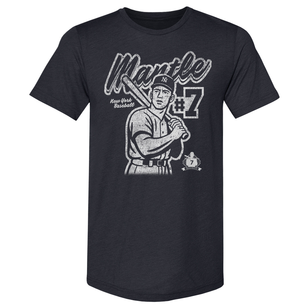 Mickey Mantle Men's Premium T-Shirt | 500 LEVEL