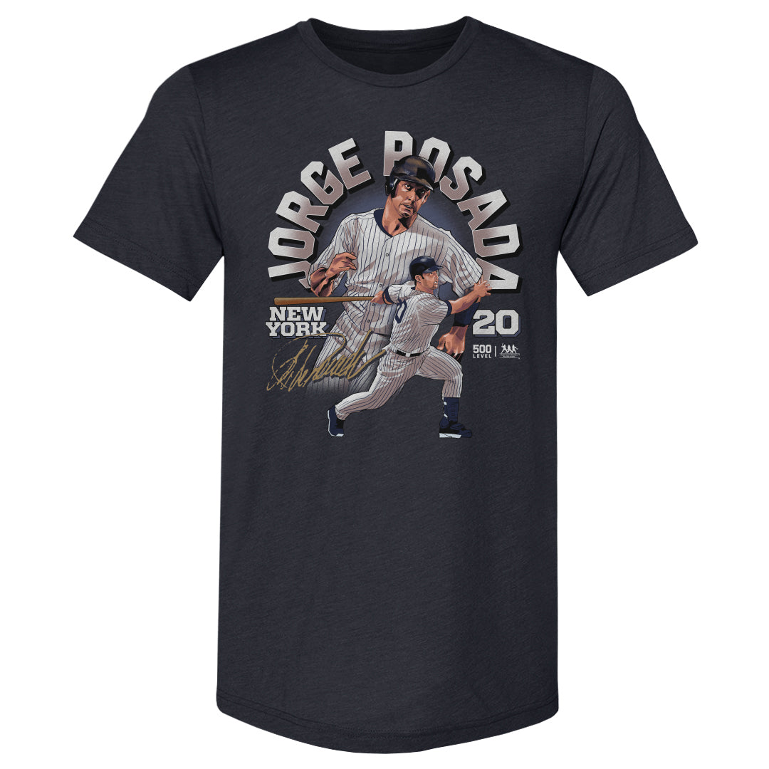 Jorge Posada Men's Premium T-Shirt | 500 LEVEL