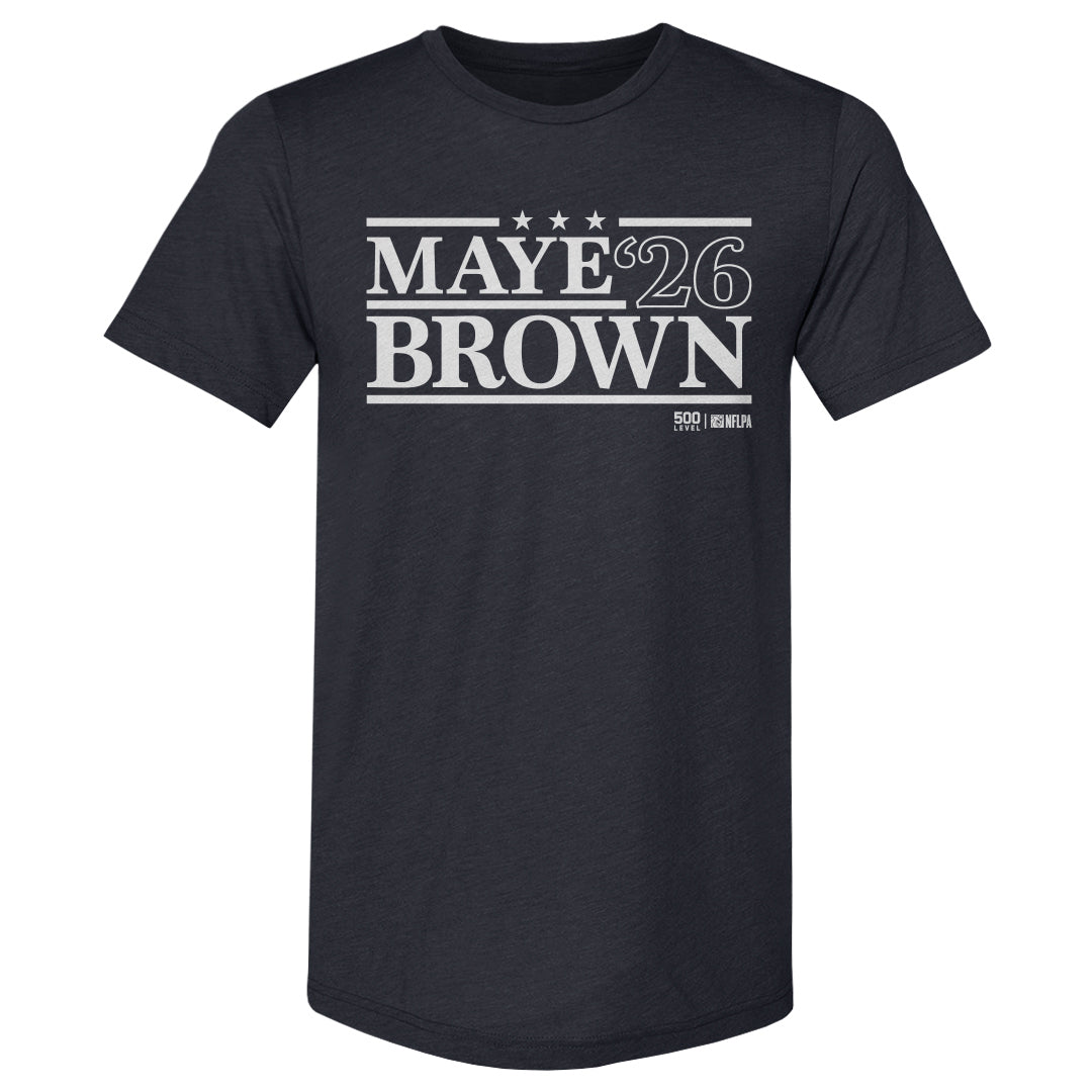Drake Maye Men's Premium T-Shirt | 500 LEVEL