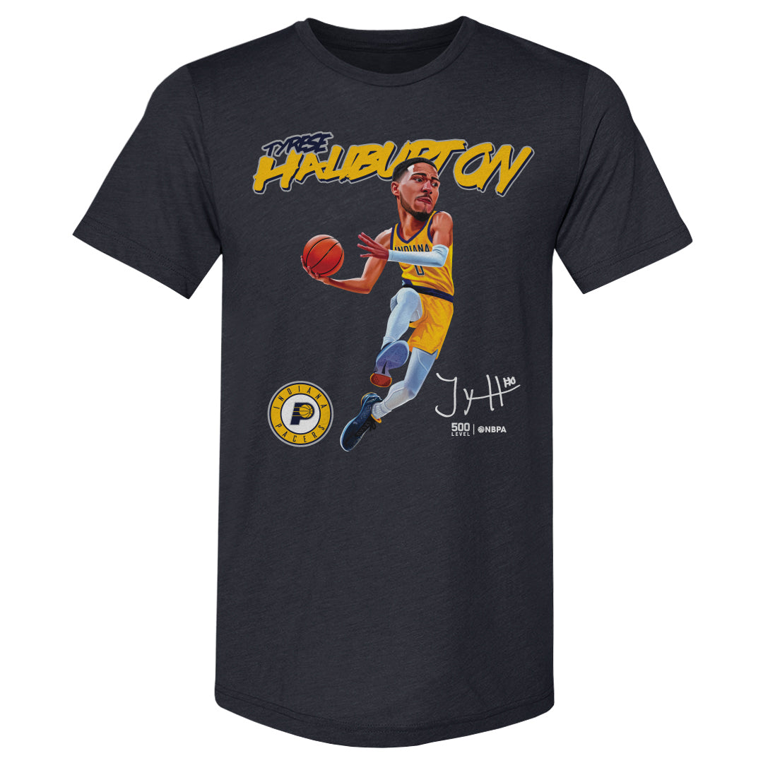 Tyrese Haliburton Men's Premium T-Shirt | 500 LEVEL