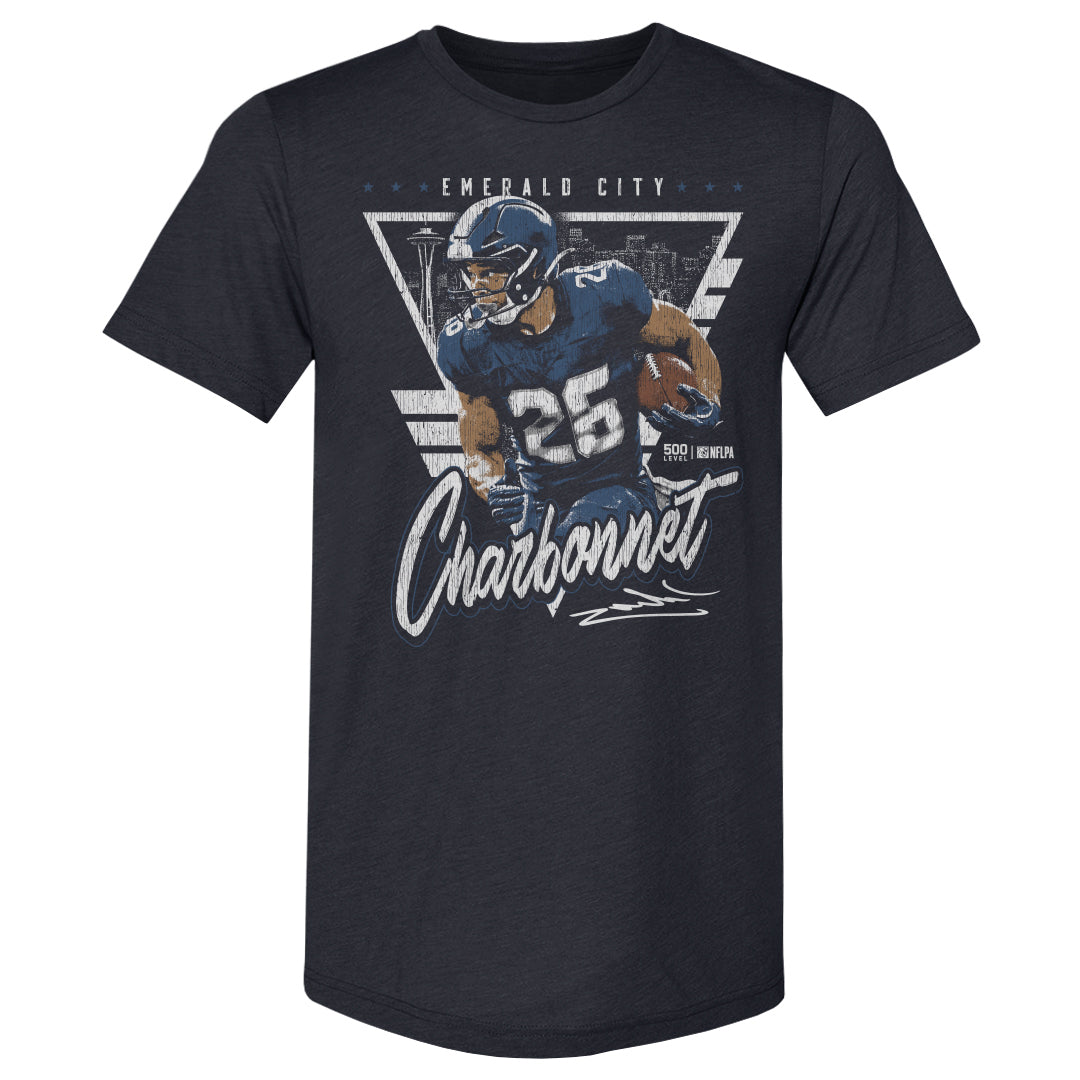Zach Charbonnet Men's Premium T-Shirt | 500 LEVEL