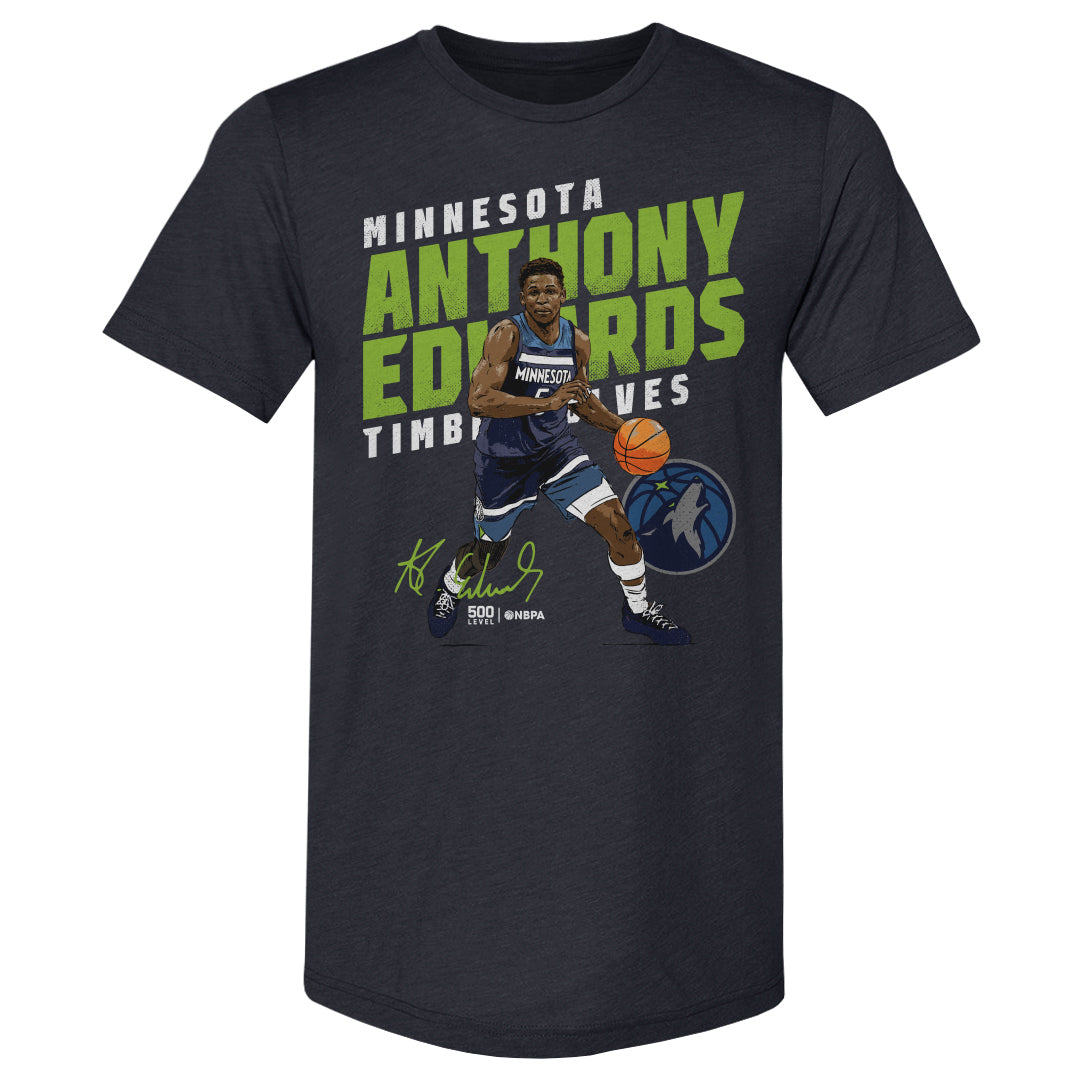 Anthony Edwards Men's Premium T-Shirt | 500 LEVEL