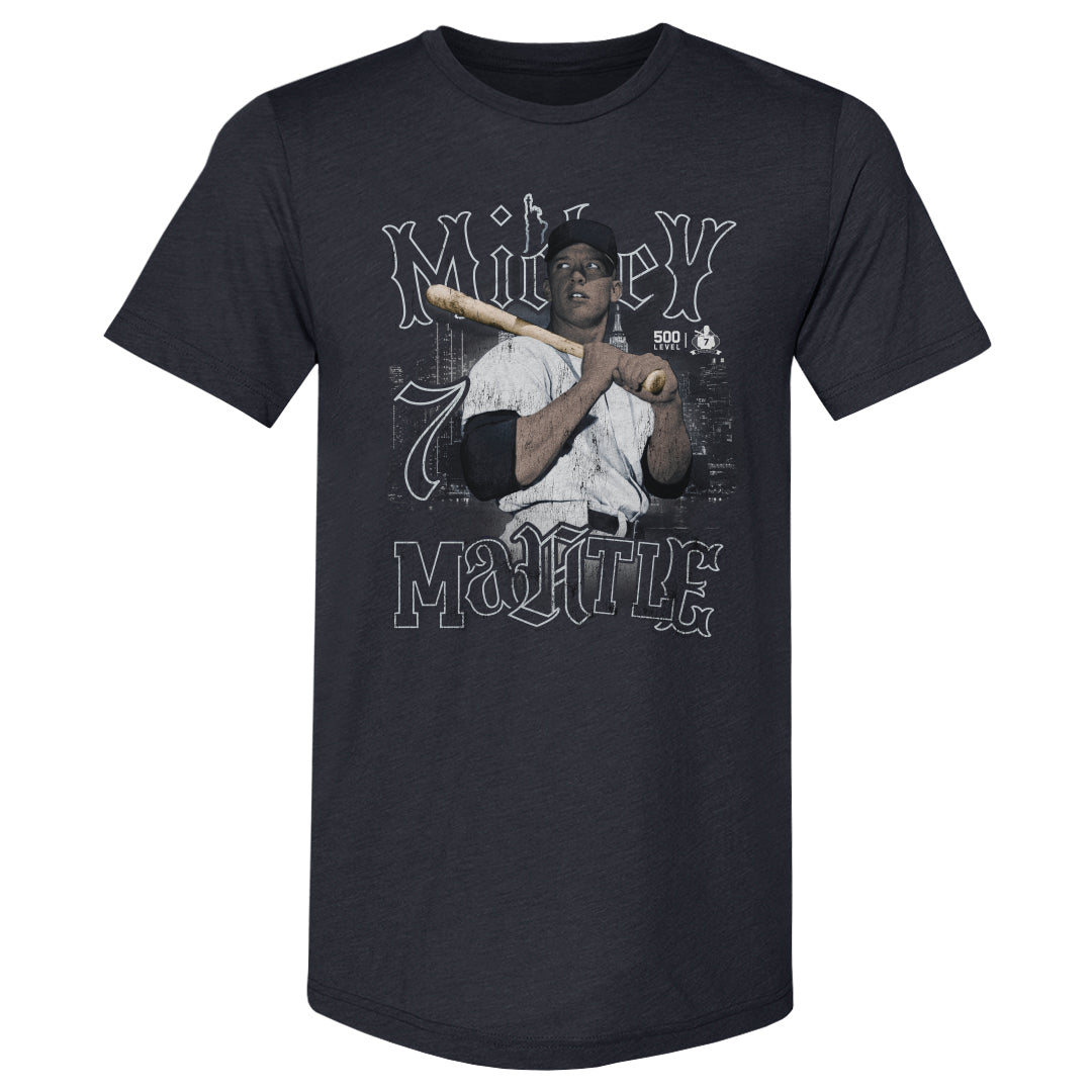 Mickey Mantle Men's Premium T-Shirt | 500 LEVEL