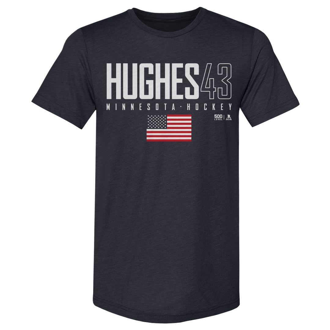 Quinn Hughes Men's Premium T-Shirt | 500 LEVEL