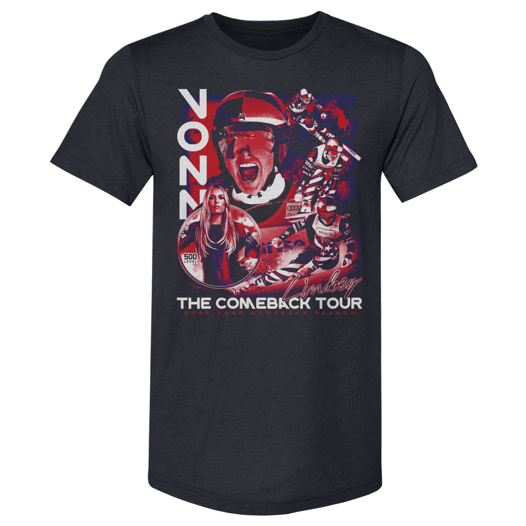 Lindsey Vonn Men's Premium T-Shirt | 500 LEVEL