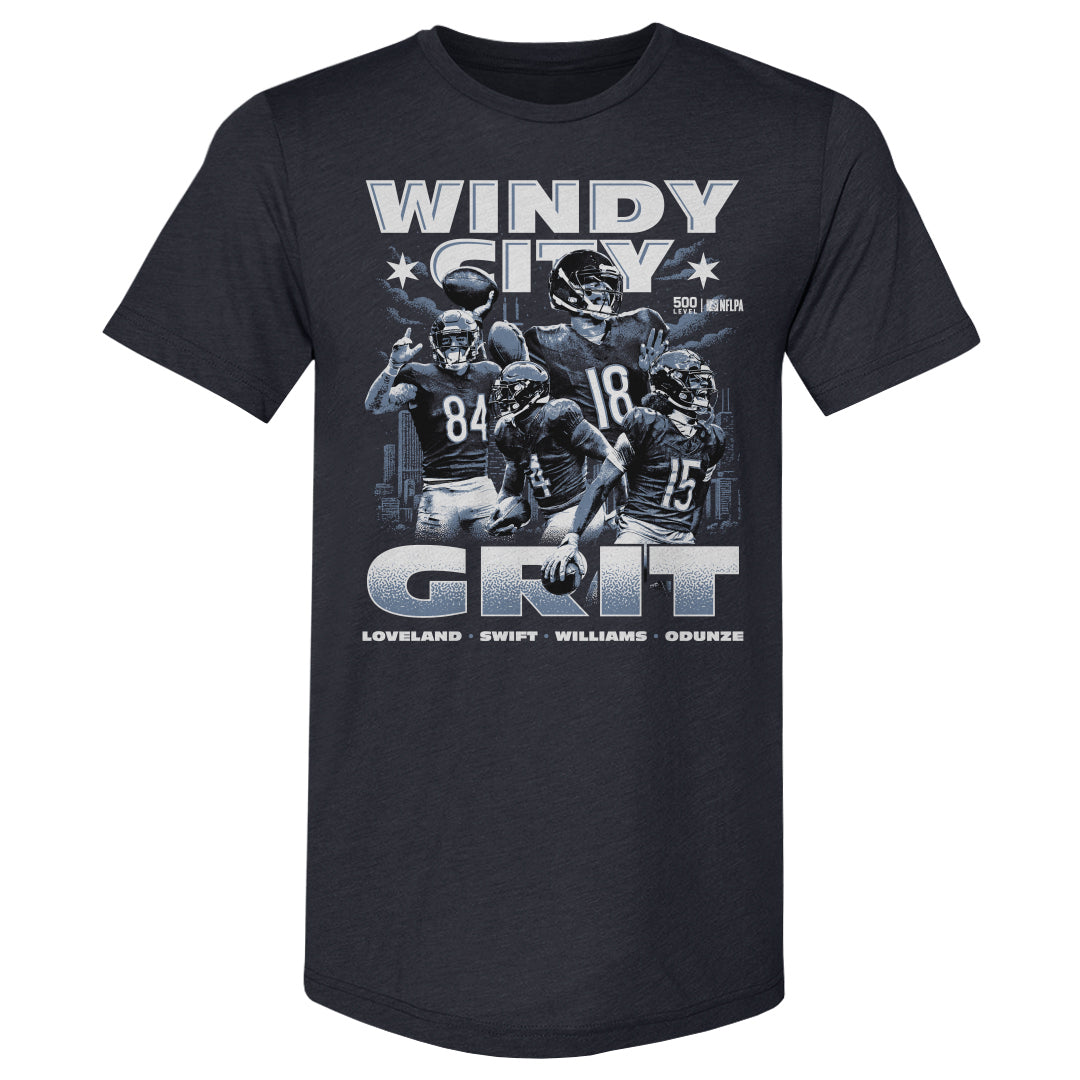 Caleb Williams Men's Premium T-Shirt | 500 LEVEL