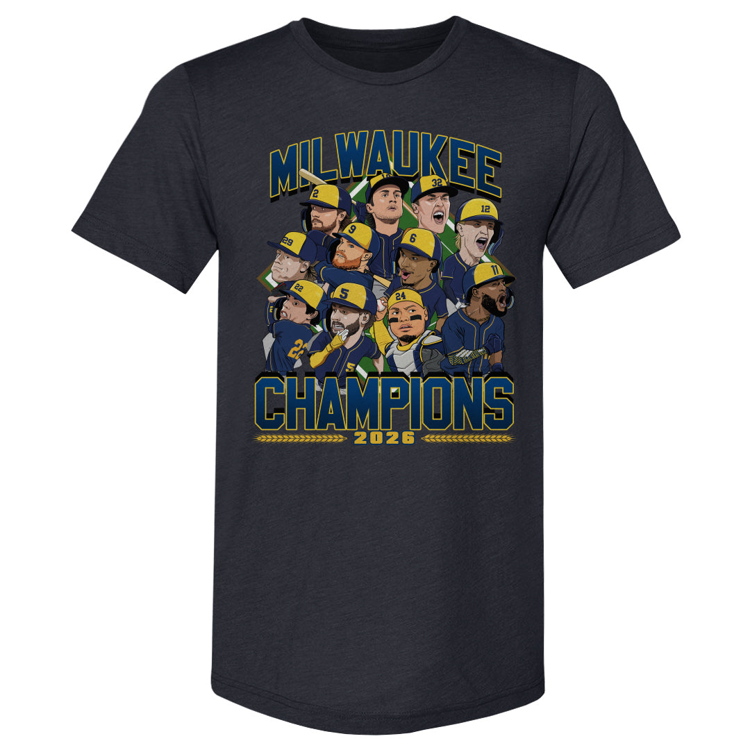 Milwaukee Baseball Men's Premium T-Shirt | 500 LEVEL
