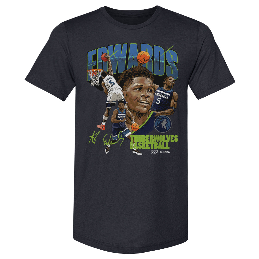Anthony Edwards Men's Premium T-Shirt | 500 LEVEL