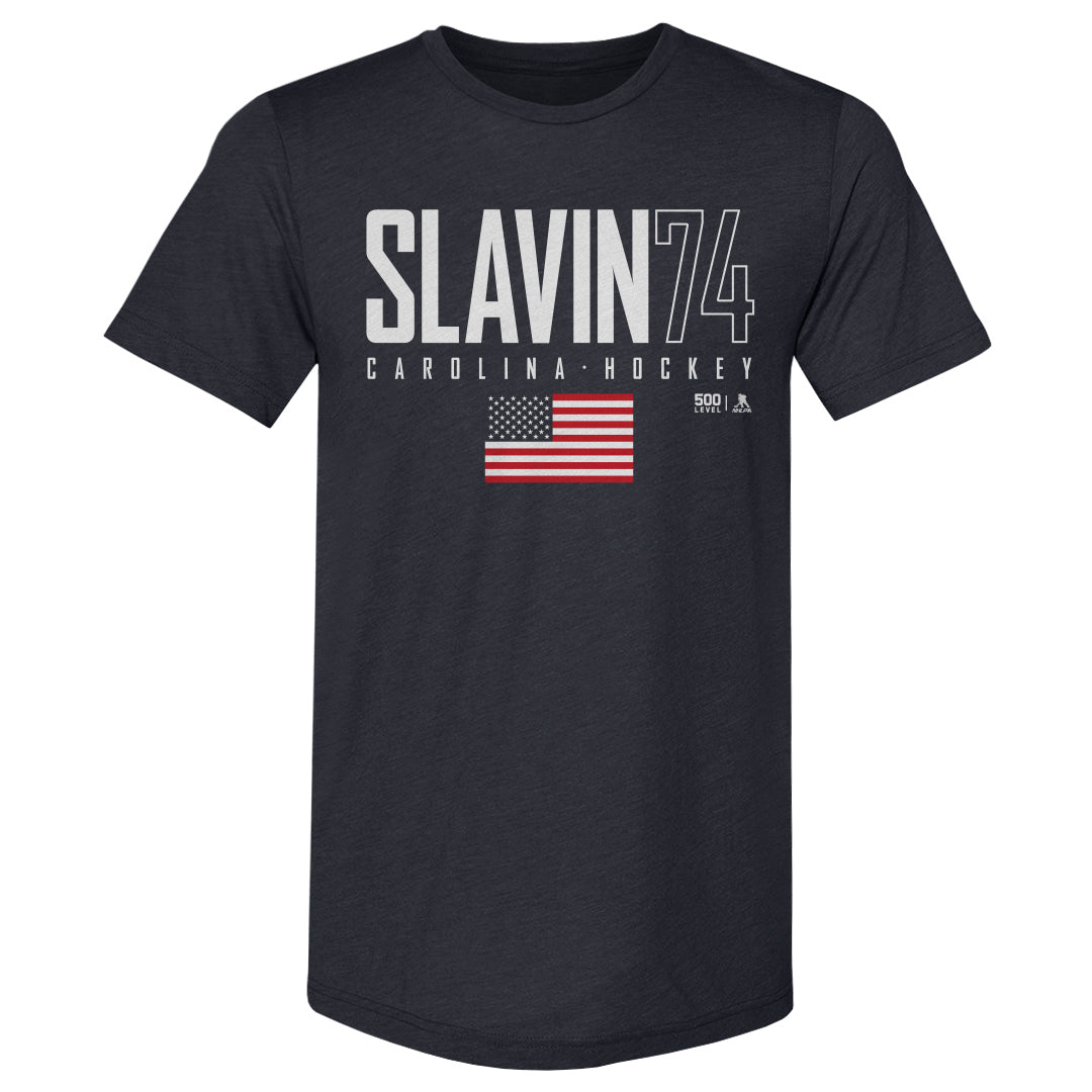 Jaccob Slavin Men's Premium T-Shirt | 500 LEVEL