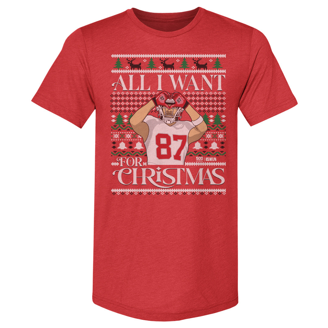 Travis Kelce Men's Premium T-Shirt | 500 LEVEL