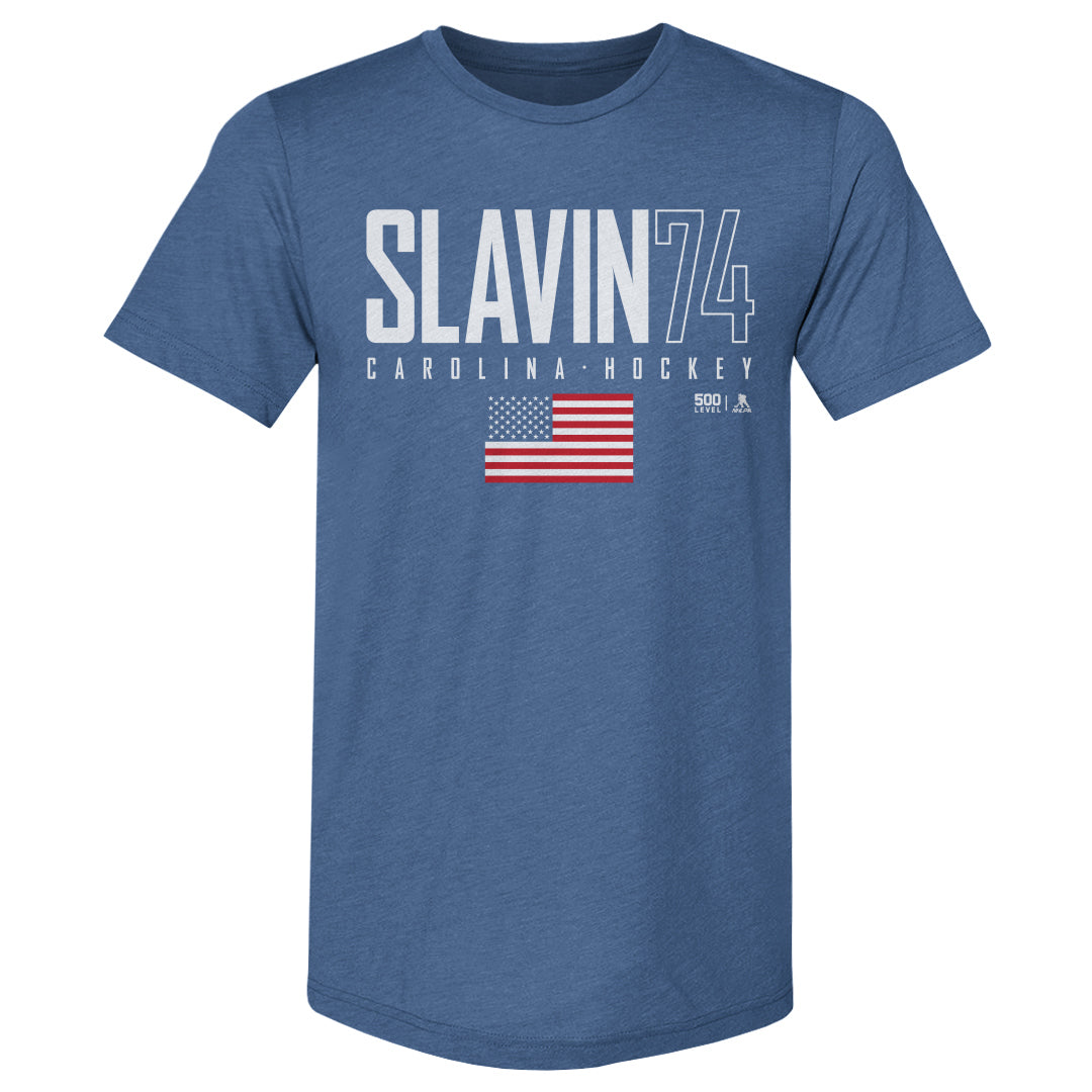 Jaccob Slavin Men's Premium T-Shirt | 500 LEVEL