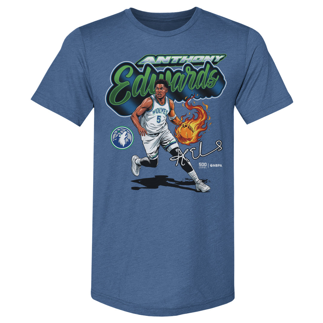 Anthony Edwards Men's Premium T-Shirt | 500 LEVEL