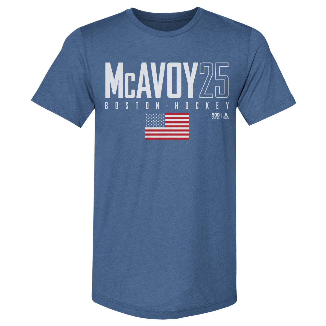 Charlie McAvoy Men's Premium T-Shirt | 500 LEVEL