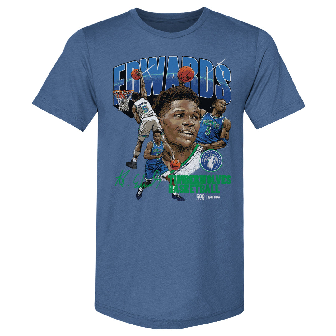 Anthony Edwards Men's Premium T-Shirt | 500 LEVEL