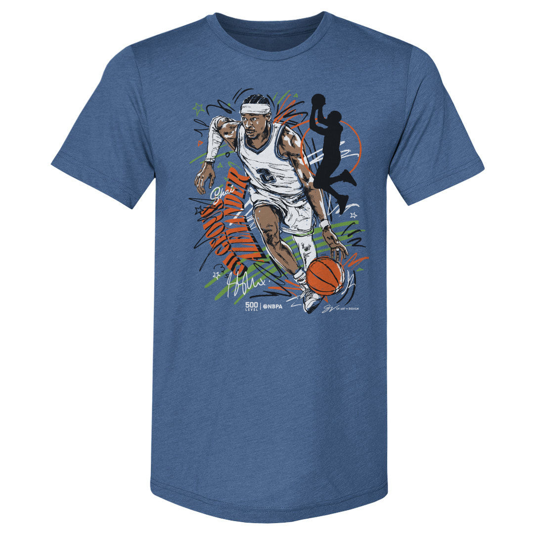 Shai Gilgeous-Alexander Men's Premium T-Shirt | 500 LEVEL