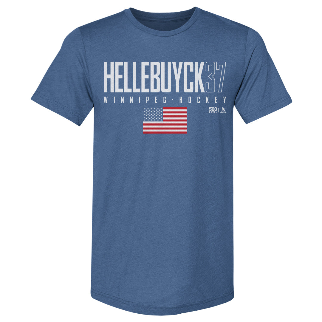 Connor Hellebuyck Men's Premium T-Shirt | 500 LEVEL