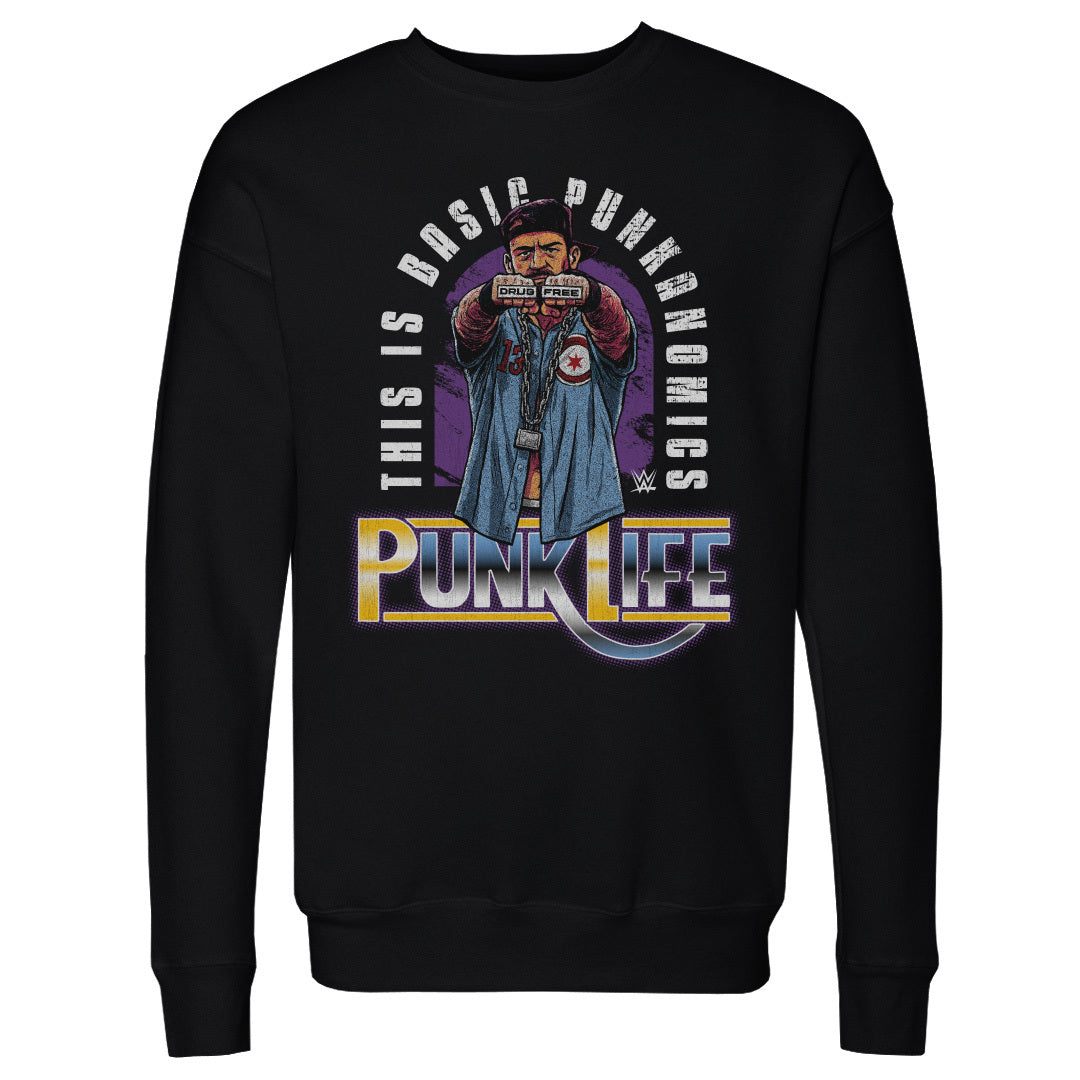 CM Punk Men's Crewneck Sweatshirt | 500 LEVEL