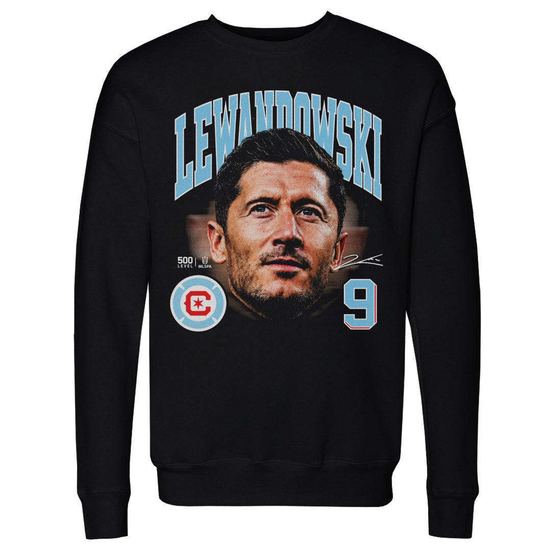 Robert Lewandowski Men's Crewneck Sweatshirt | 500 LEVEL