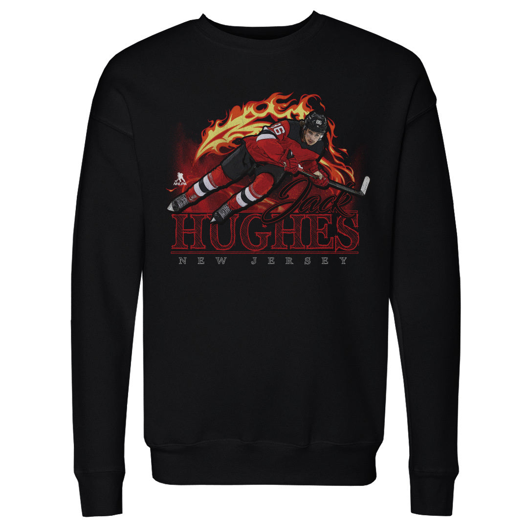 Jack Hughes Men's Crewneck Sweatshirt | 500 LEVEL