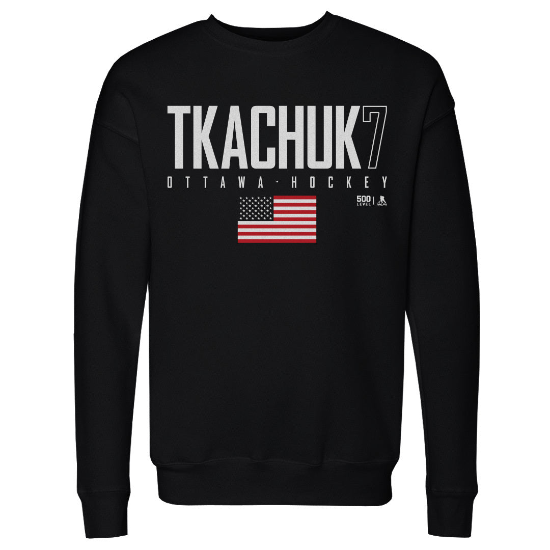 Brady Tkachuk Men's Crewneck Sweatshirt | 500 LEVEL