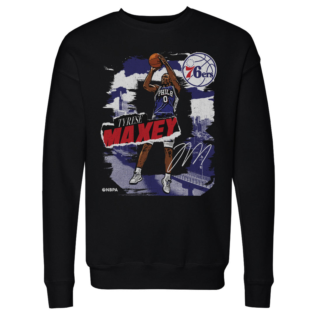 Tyrese Maxey Men's Crewneck Sweatshirt | 500 LEVEL